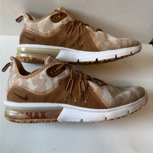Nike Air Max Brown and Tan Sneakers
